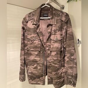 Express Canvas Camo Jacket (L - Large)